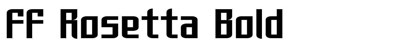 FF Rosetta Bold